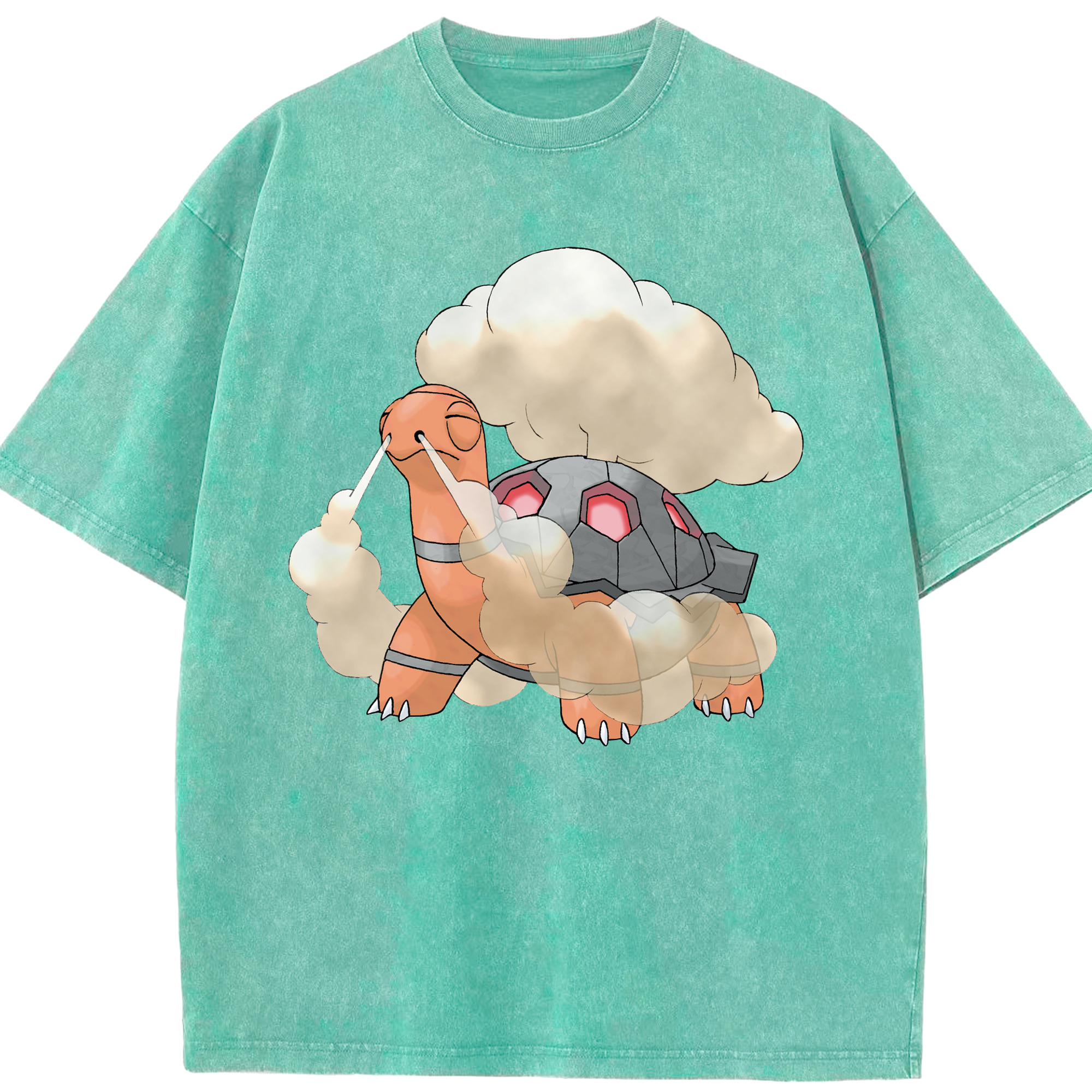 （画像用） ポケットモンスター Pokémon 綿100% ヴィンテージ風 半袖Tシャツ（フロントプリント）